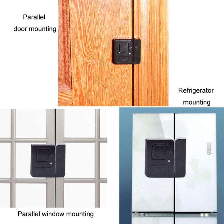 Door Magnetic Wireless Bell Door And Window Alarms Strong Adhesive Wolfproof Anti-theft Alarms(Wh...