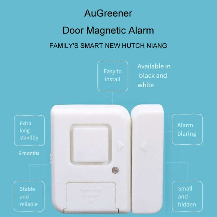 Door Magnetic Wireless Bell Door And Window Alarms Strong Adhesive Wolfproof Anti-theft Alarms(Wh...