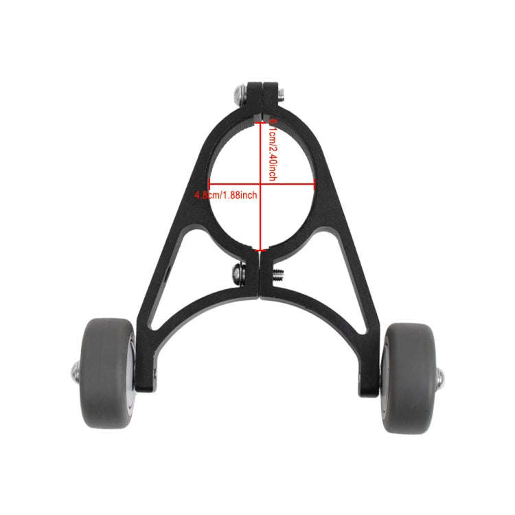 Electric Scooter Auxiliary Wheel Bracket Folding Wheel Bracket For Xiaomi M365 / 1S / Pro / Nineb...