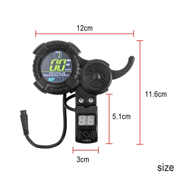 6 Pin Scooter Meter for VSETT ZERO 10 / 8X / 10X / Z8PRO