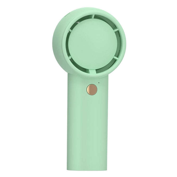 Mini Turbo Handheld Electrical Fan Portable USB Rechargeable Small Fan(Green)