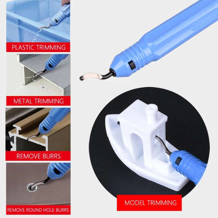 Woodworking Edge Trimmer Deburring Scraper Chamfering Tool(With 1 Black Blade Box Packing)