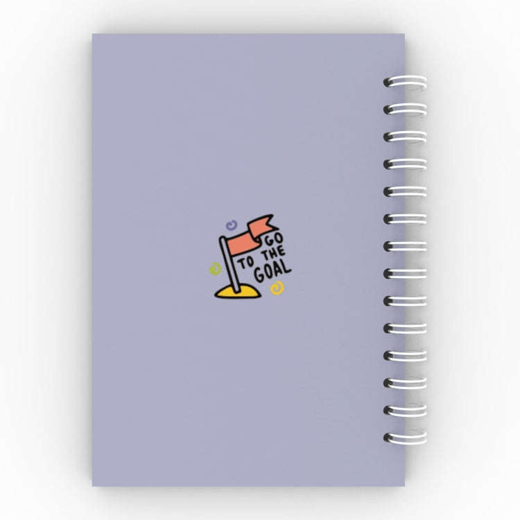 A5 Self-filling Undated Coil Planner Planning Notes Schedule(Purple)