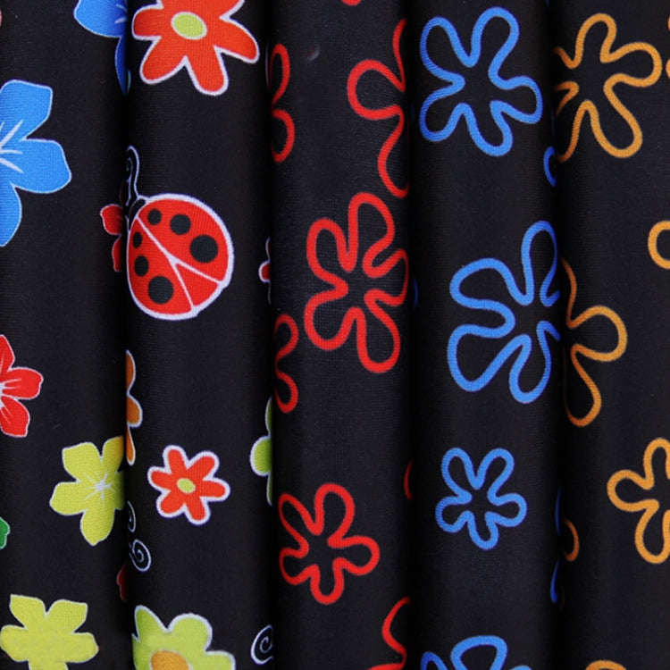 Car Steering Wheel Cover Printed Cloth Without Inner Elastic Band Cover, Pattern: Beetle