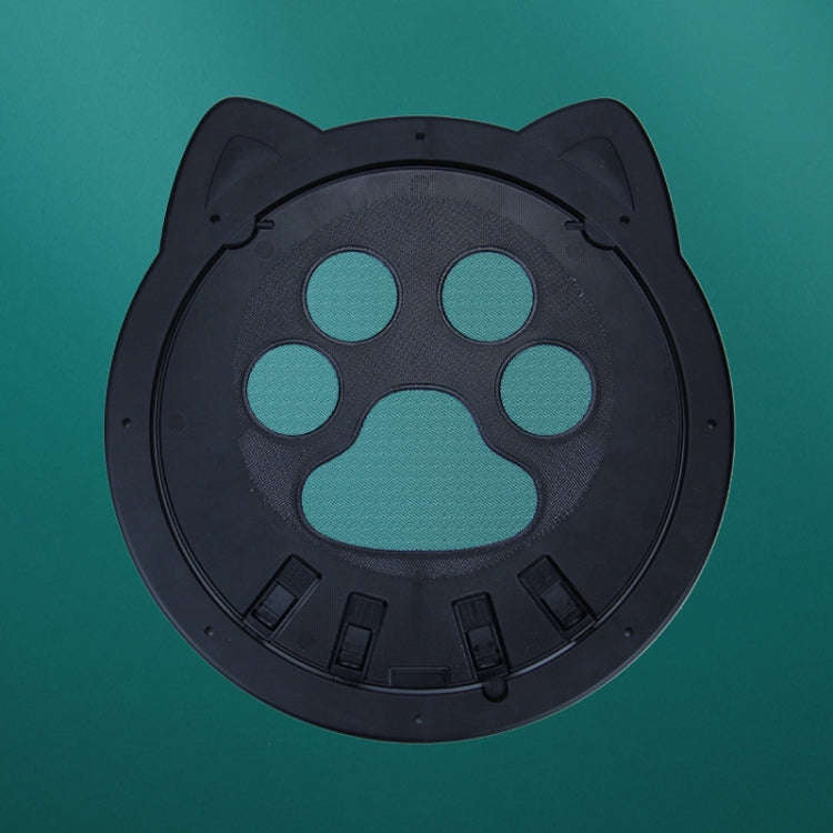 Pet Screen Door Two Way Access Magnetic Closing Cat Door Pet Products(Black)