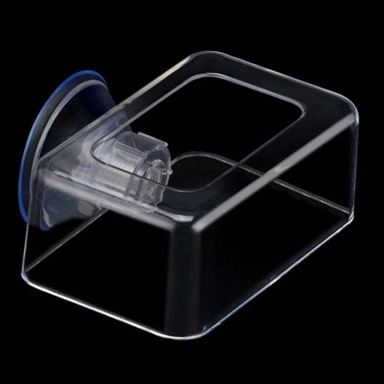 Acrylic Transparent Feeding Ring Fish Tank Feeder Floating Fixed Fish Feeder, Specification: Smal...