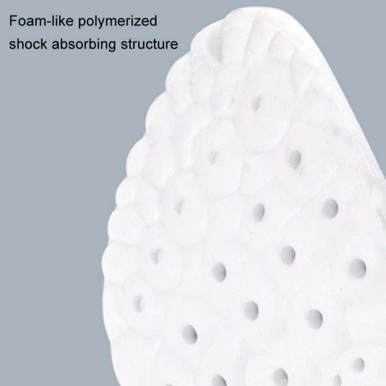 1pair Thickened Arch Support Cushioning Shock Absorbent Sweat Anti-Odor Breathable Insoles, Size:...