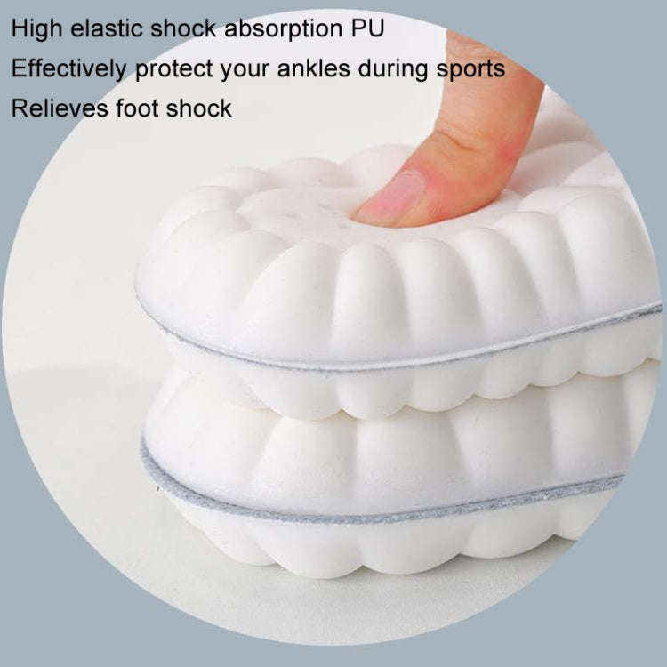 1pair Thickened Arch Support Cushioning Shock Absorbent Sweat Anti-Odor Breathable Insoles, Size:...