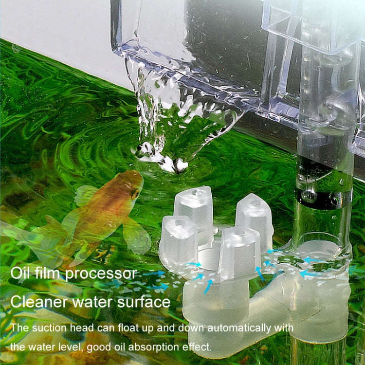 Wall Mounted Silent Fish Tank Filter Waterfall Aquarium Filtration Clean Oxygenator Pump, Style: ...