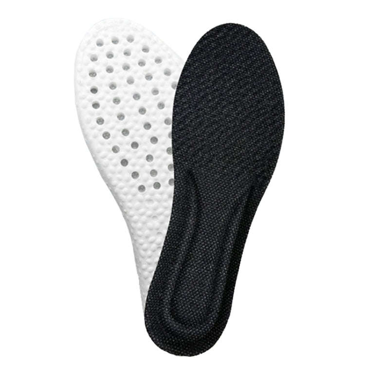 1pair High Elasticity Anti-Odor Breathable Sweat Absorbent Shock Absorbing Insoles, Size: 35-36(B...