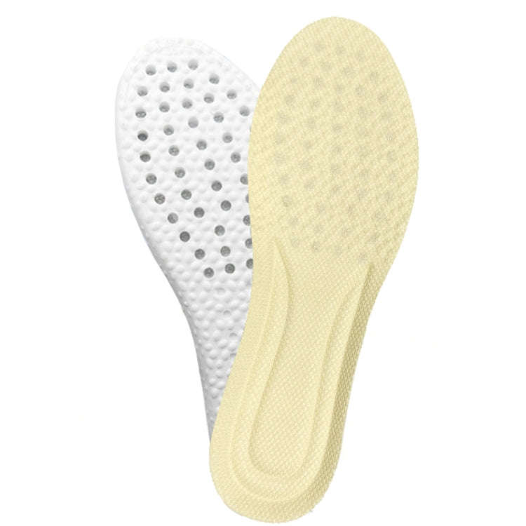 1pair High Elasticity Anti-Odor Breathable Sweat Absorbent Shock Absorbing Insoles, Size: 37-38(B...
