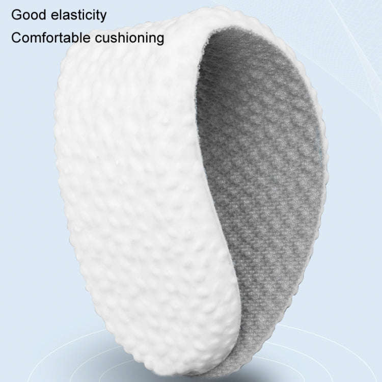 1pair High Elasticity Anti-Odor Breathable Sweat Absorbent Shock Absorbing Insoles, Size: 35-36(B...