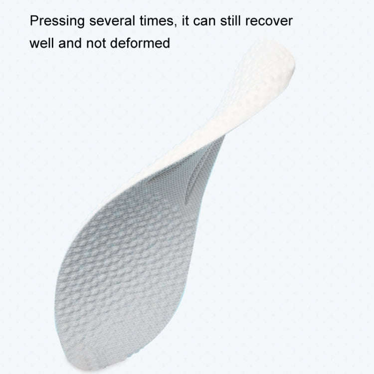 1pair High Elasticity Anti-Odor Breathable Sweat Absorbent Shock Absorbing Insoles, Size: 35-36(B...