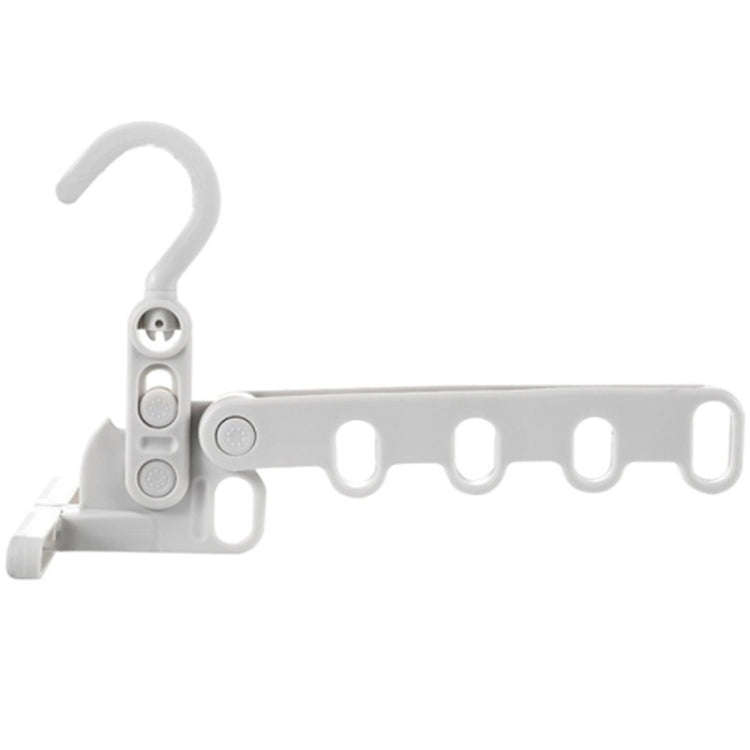 Foldable 5-Hole Clothes Hanging Rack Traveling Portable Clothing Hooks(Random Color Delivery)