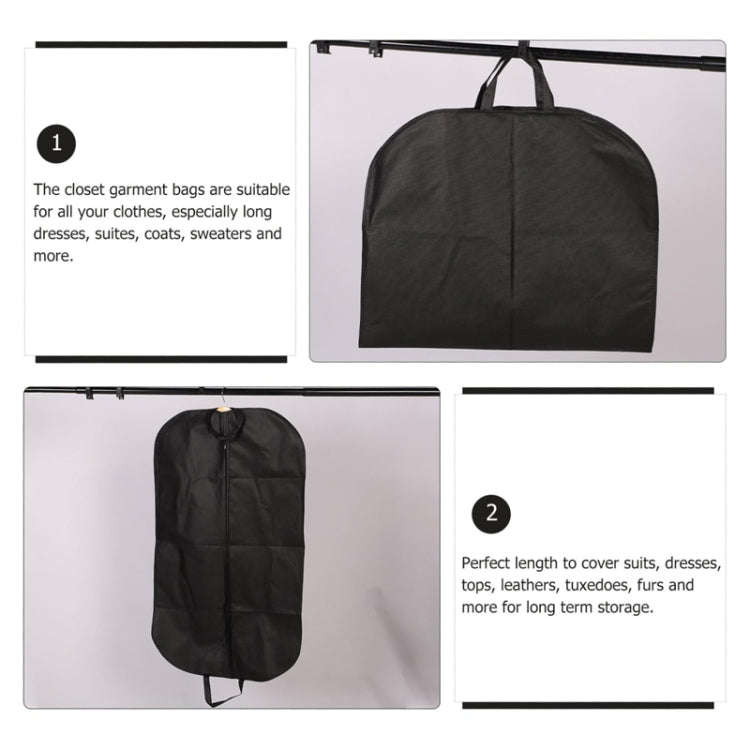 Non-woven Coat Suit Thickened Dust Bag, Color: White 60x120cm