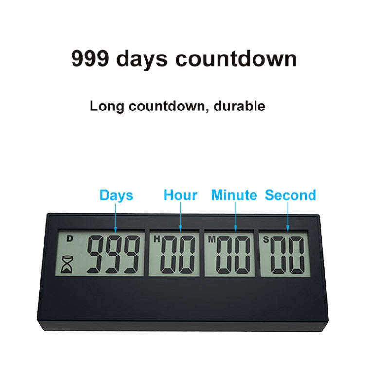 PS-110 LCD Screen Digital Display Date Countdown Timer 999 Days Timer