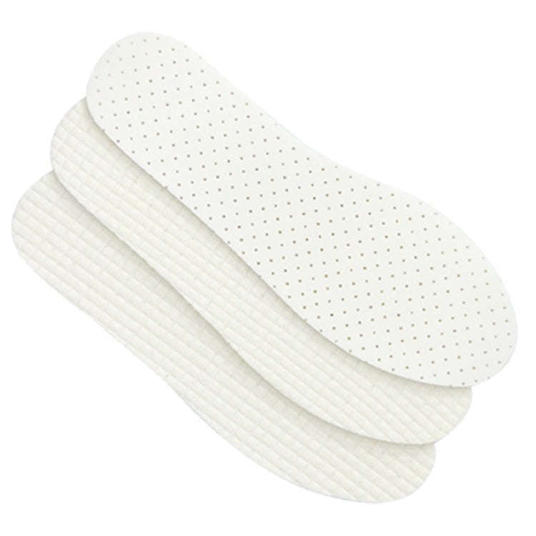 1pair Thin Latex Breathable and Sweat Absorbent Soft Bottom Comfort Shock Absorbing Insoles, Size...