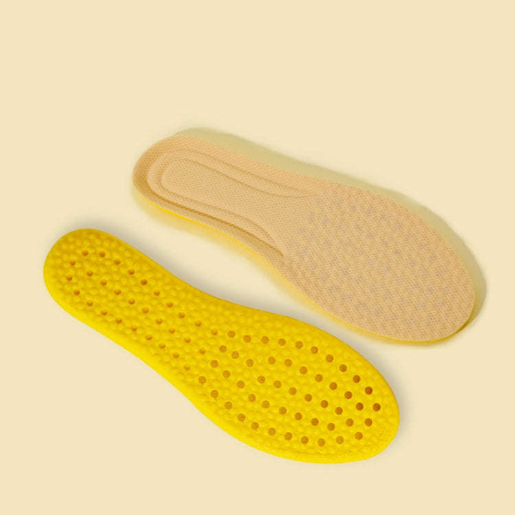 1pair High Elasticity Breathable Sweat Absorbent Shock Absorbent Cuttable Insoles, Size: 35-36(Ye...