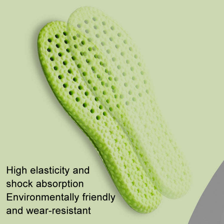 1pair High Elasticity Breathable Sweat Absorbent Shock Absorbent Cuttable Insoles, Size: 35-36(Ye...