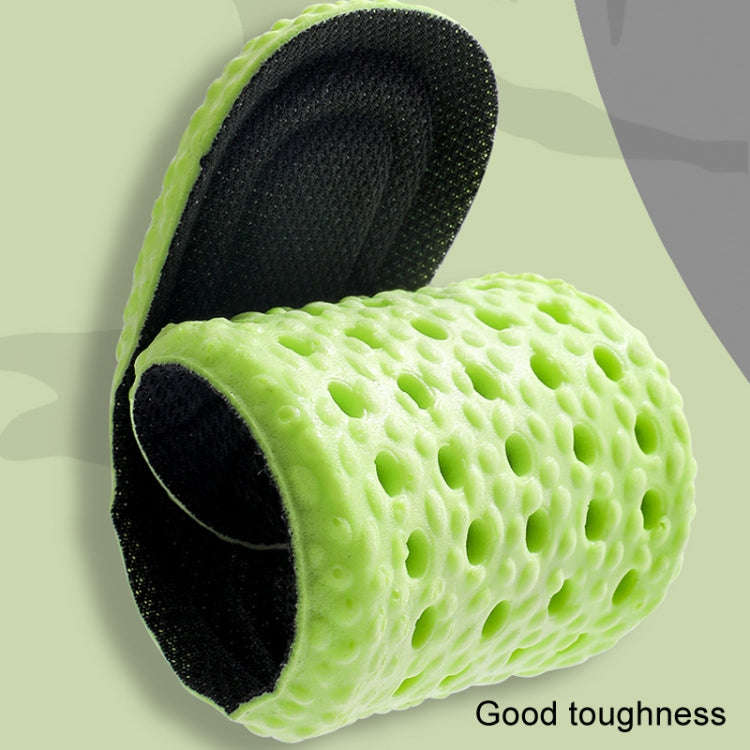 1pair High Elasticity Breathable Sweat Absorbent Shock Absorbent Cuttable Insoles, Size: 45-46(Gr...