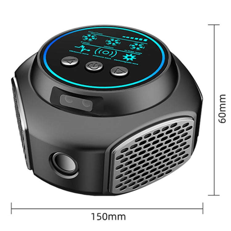 219 Intelligent Ultrasonic Multi-dimensional Frequency Conversion Home Indoor Mouse Repeller(Black)