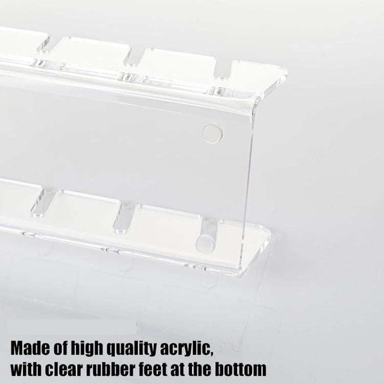Acrylic Baseball Cap Holder Can Store 7 Baseball Caps(Transparent)