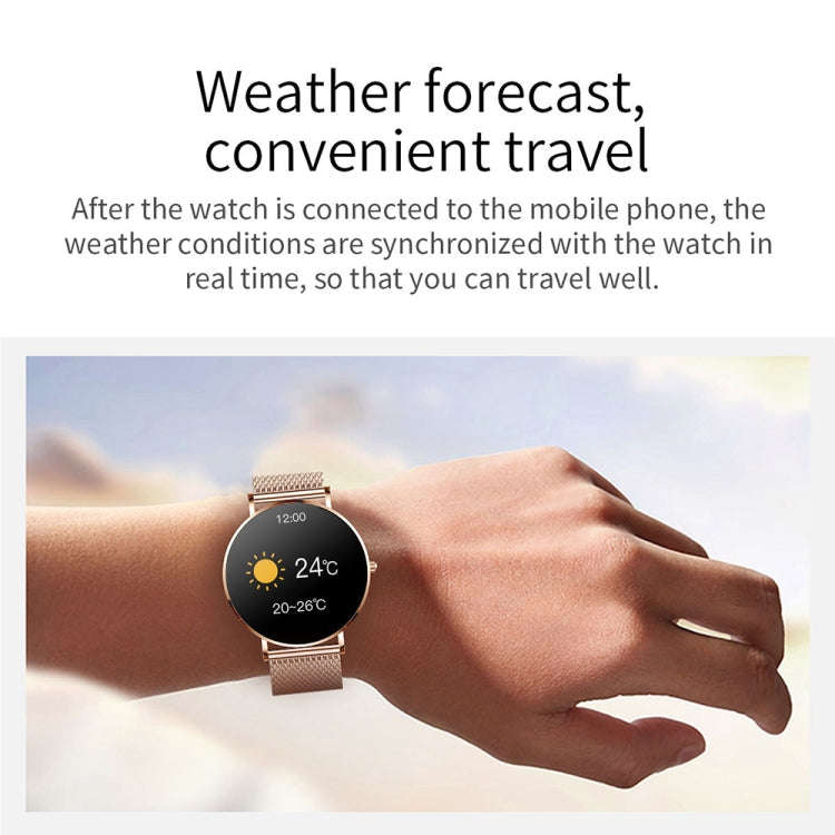 T8 1.3-inch Heart Rate/Blood Pressure/Blood Oxygen Monitoring Bluetooth Smart Watch, Color: Silve...