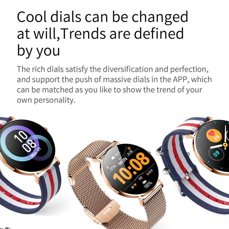 T8 1.3-inch Heart Rate/Blood Pressure/Blood Oxygen Monitoring Bluetooth Smart Watch, Color: Silve...