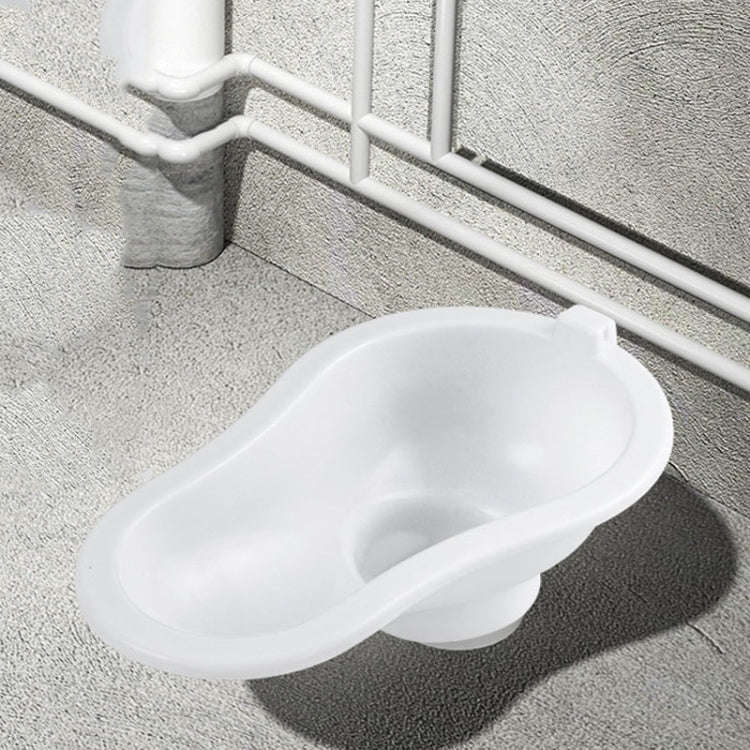 Disposable Plastic Toilet Temporary Simple Site Construction Squatting Toilet, Specification: Whi...