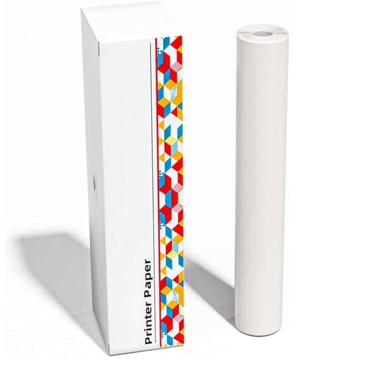 Phomemo 1 Roll Letter Thermal Paper  Use With M08F Printer Holder For M832/M833/M834/M835/P831/Q3...