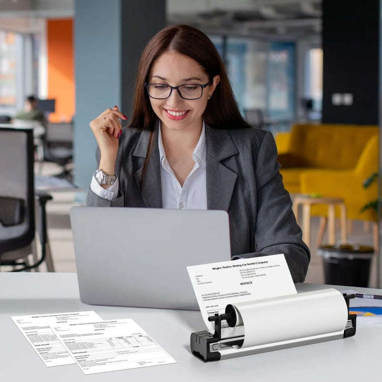 Phomemo 1 Roll A4 Thermal Paper  Use With M08F Printer Holder For M832/M833/M834/M835/P831/Q302 P...