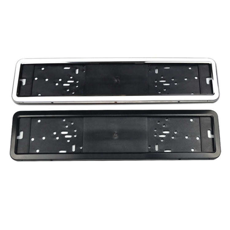 European/Russian/Ukrainian Stainless Steel License Plate Frame(8K Mirror)
