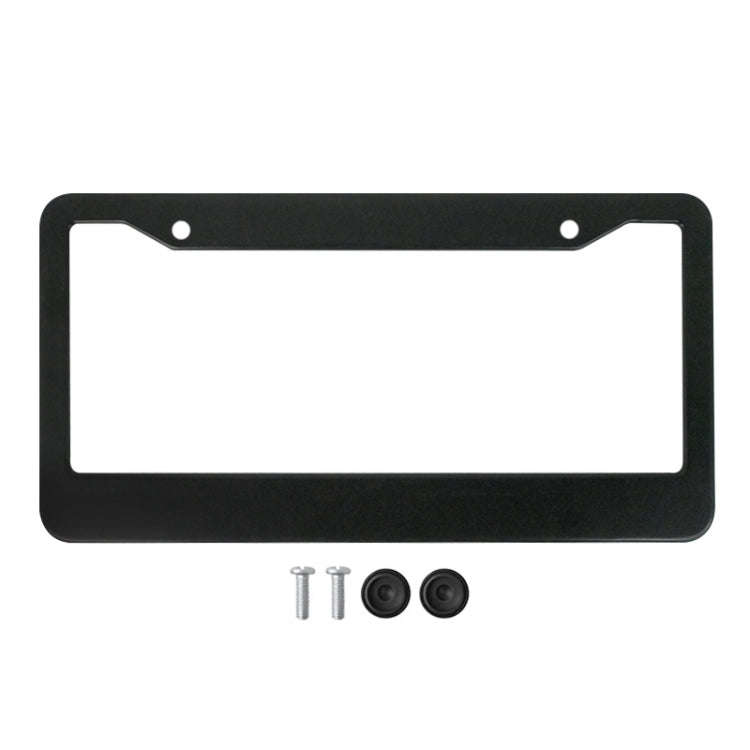 American Standard Aluminum Alloy License Plate Frame Including Accessories, Specification: Round ...