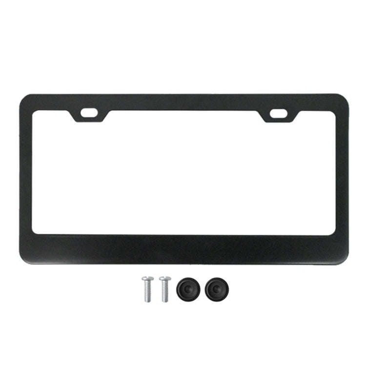 American Standard Aluminum Alloy License Plate Frame Including Accessories, Specification: Square...