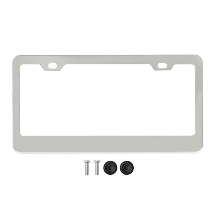 American Standard Aluminum Alloy License Plate Frame Including Accessories, Specification: Square...