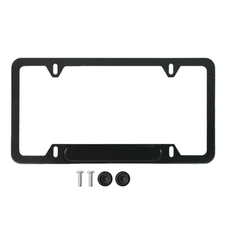 American Standard Aluminum Alloy License Plate Frame Including Accessories, Specification: 4 Hole...