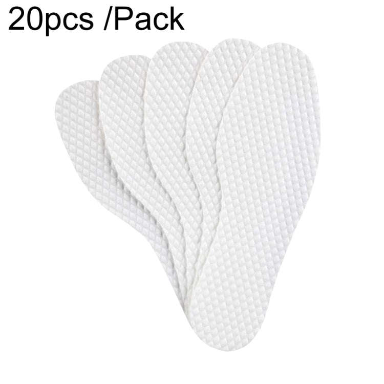 20pcs /Pack Summer Thin Disposable Insoles Cuttable Sweat-Absorbent And Breathable Footbeds, Size...