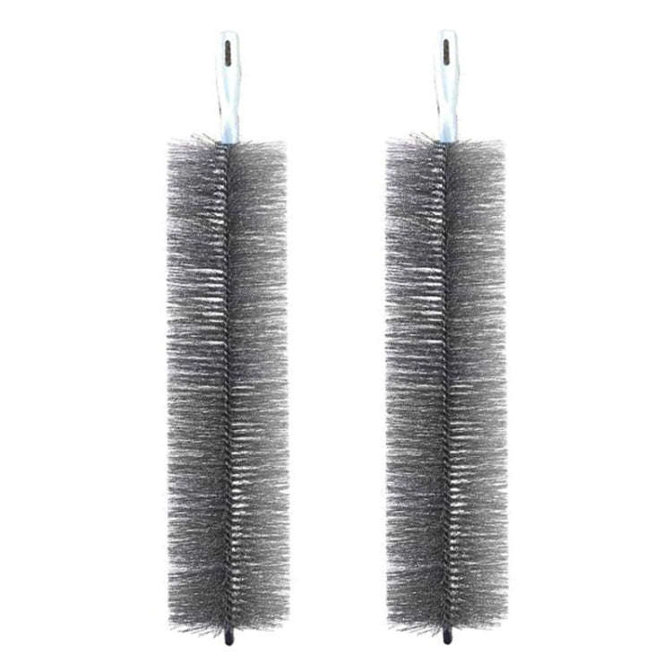 2pcs Bendable Fan Cleaning Brush Household Sofa Dusting And Removing Cleaner(Gray)