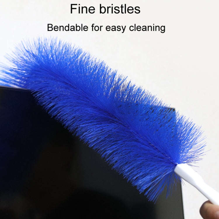 2pcs Bendable Fan Cleaning Brush Household Sofa Dusting And Removing Cleaner(Gray)