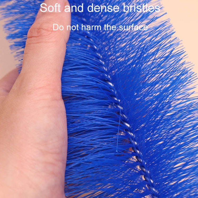2pcs Bendable Fan Cleaning Brush Household Sofa Dusting And Removing Cleaner(Gray)