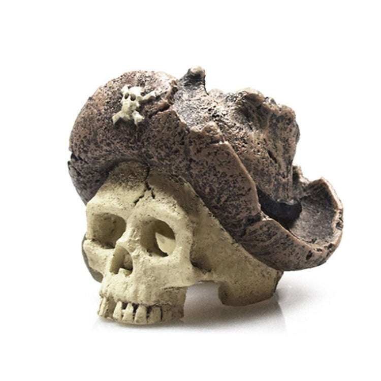 Fish Tank Aquarium Decoration Spider Lizard Snake Python Skull Breeding House Hiding Ornament(Pir...
