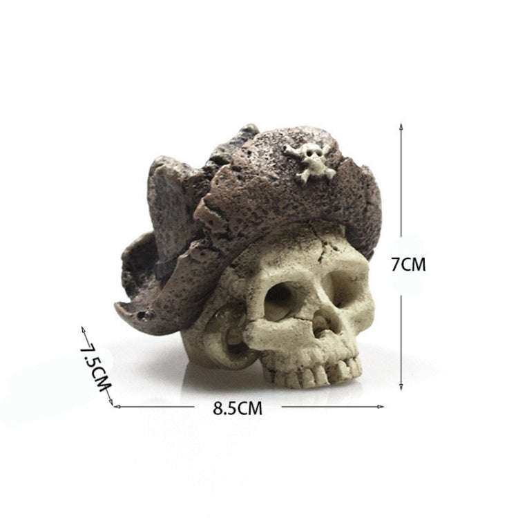 Fish Tank Aquarium Decoration Spider Lizard Snake Python Skull Breeding House Hiding Ornament(Pir...