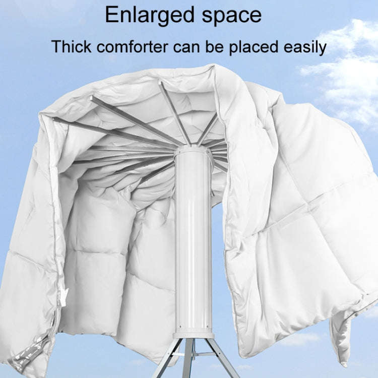 Free Installation Floor Drying Rack Balcony Foldable Octopus Hanging Clothesline, Style: Aluminum...