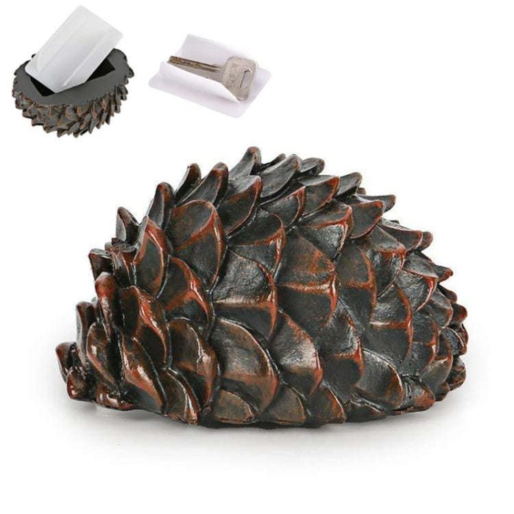 Simulated Stone Pine Nut Safe Key Box For Hiding Private Money, Shape: Pine