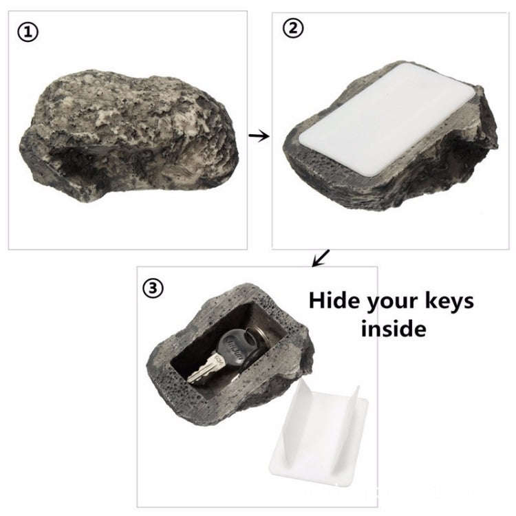 Simulated Stone Pine Nut Safe Key Box For Hiding Private Money, Shape: Pine