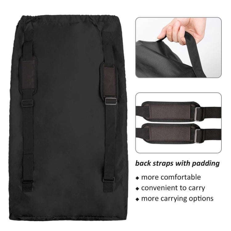 Car Child Safety Seat Travel Bag Baby Stroller Wheelchair Storage Bag(Black)