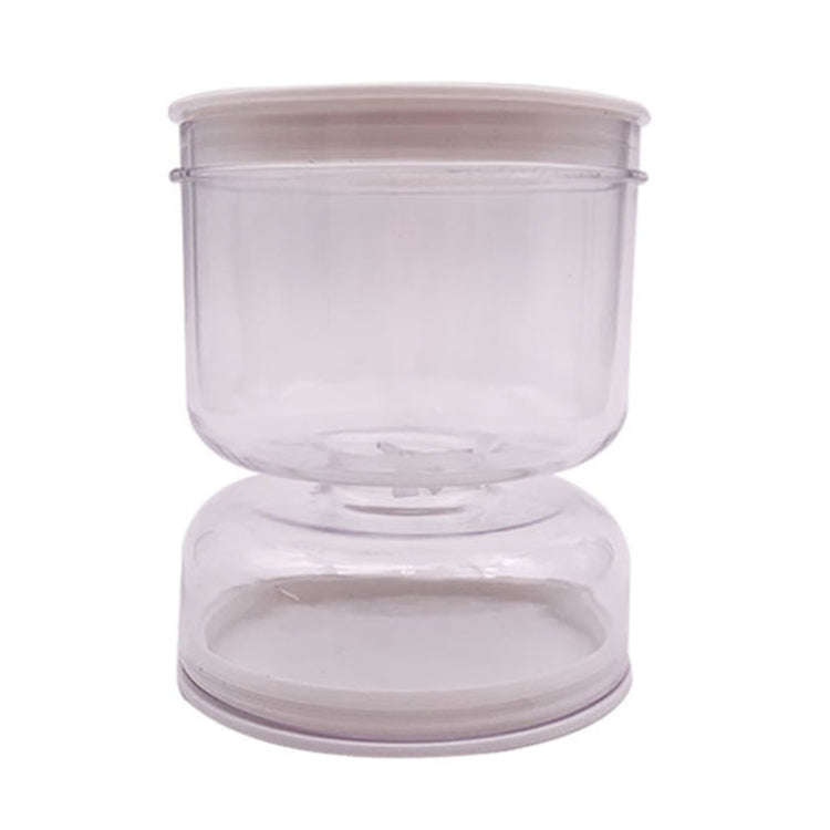 Kitchen Wet And Dry Separate Pickle Jar Plastic Wet And Dry Dispenser Hourglass Can, Style: Round