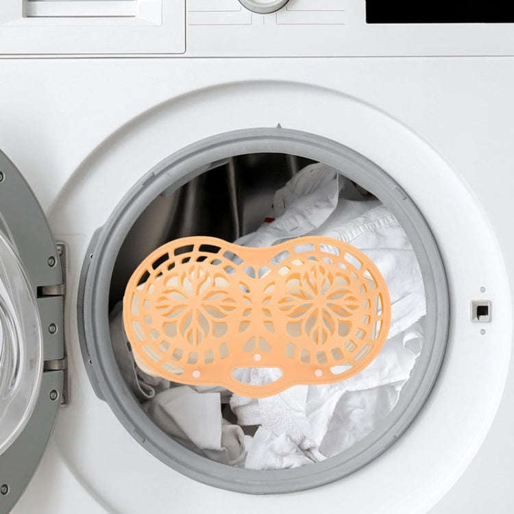Silicone Bra Laundry Bag Anti-Distortion Filter Washing Protective Bag For Washing Machine(Gray)