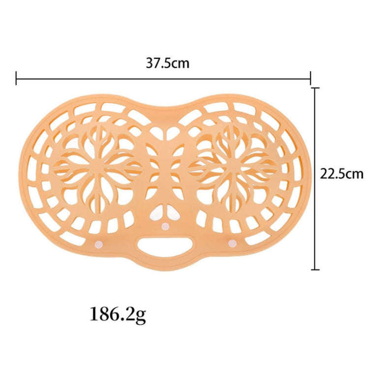 Silicone Bra Laundry Bag Anti-Distortion Filter Washing Protective Bag For Washing Machine(Gray)