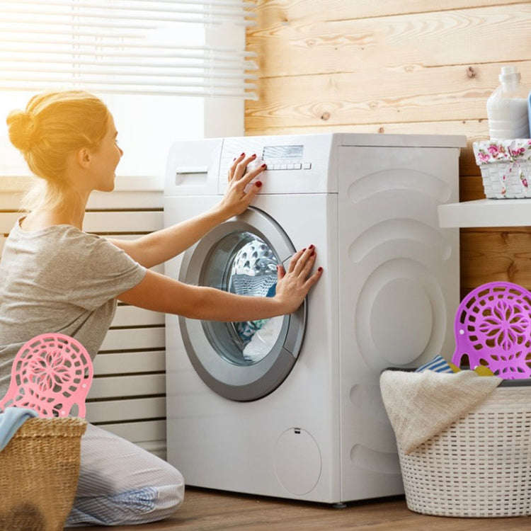 Silicone Bra Laundry Bag Anti-Distortion Filter Washing Protective Bag For Washing Machine(Pink)